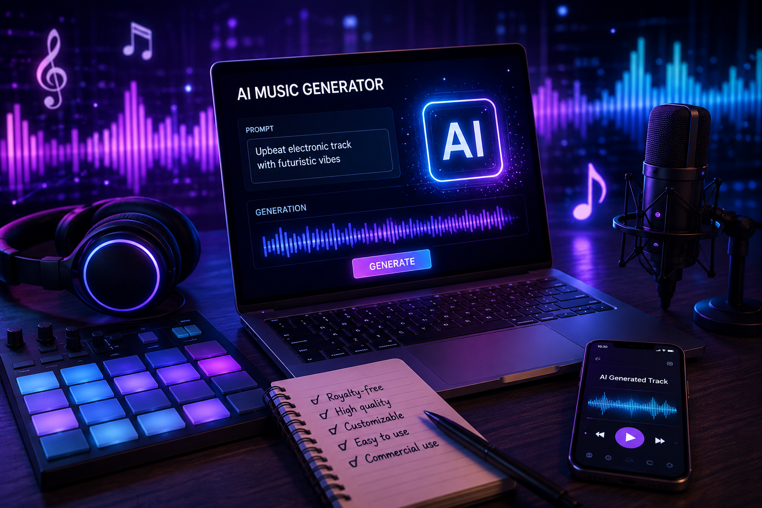 best ai music generation tools 2026