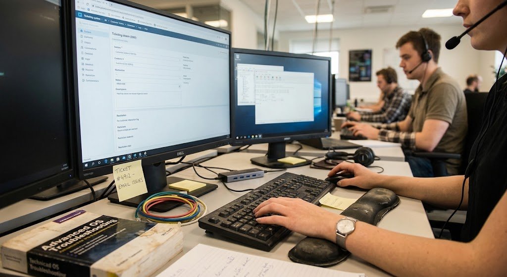 This image provides a complementary view to the wider office scene previously seen.